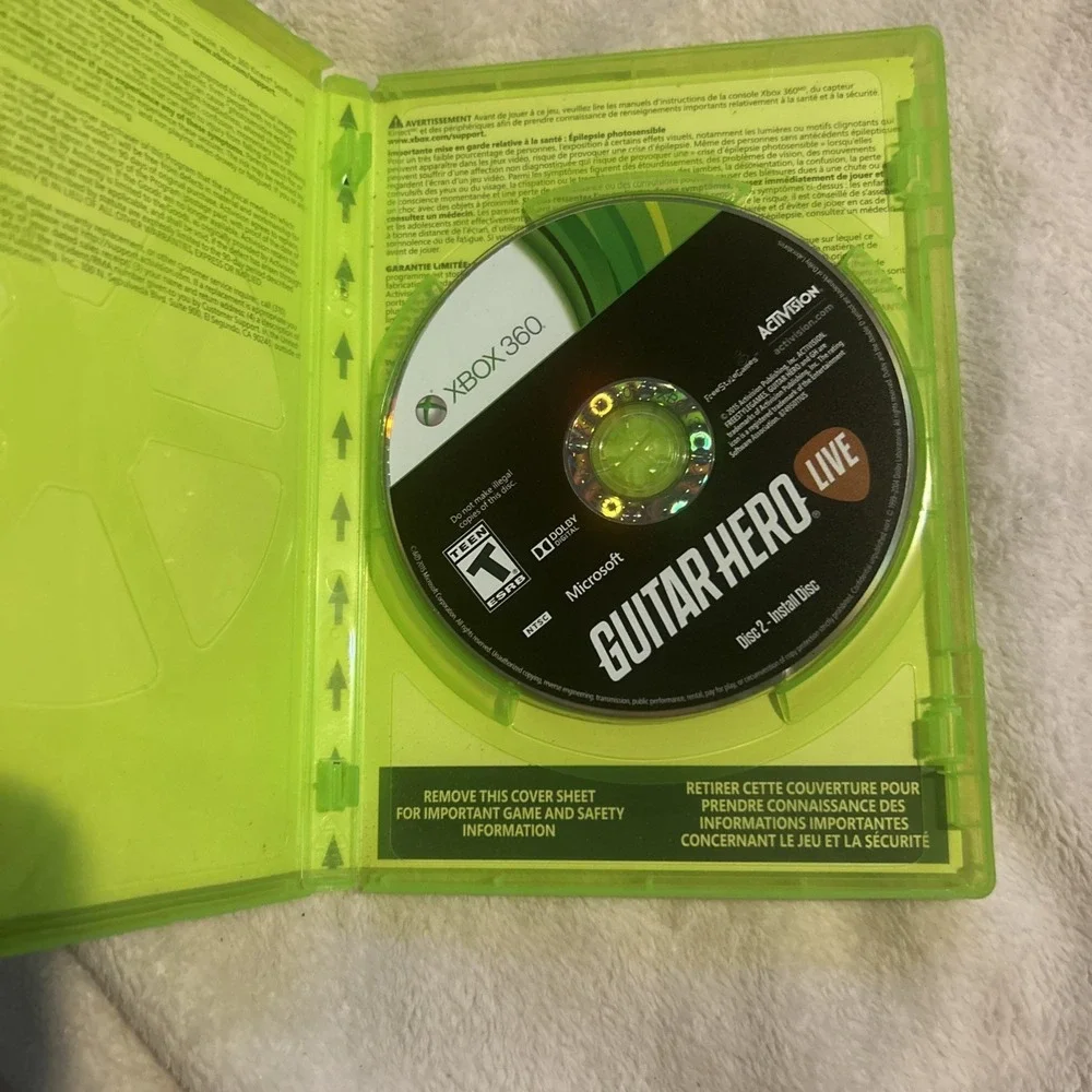 Guitar Hero Live Xbox 360! No Manual